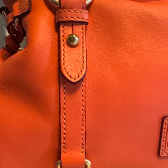Dooney and Bourke Salmon Large Florentine Satchel - Picture 12 of 12